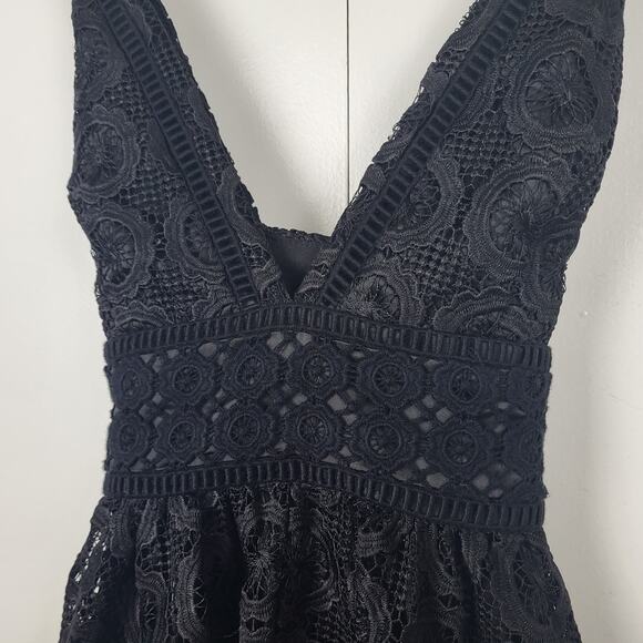 NWT Lovers + Friends x REVOLVE Moon Dance Lace Fit and Flare Mini Dress NWT | S - Picture 8 of 11